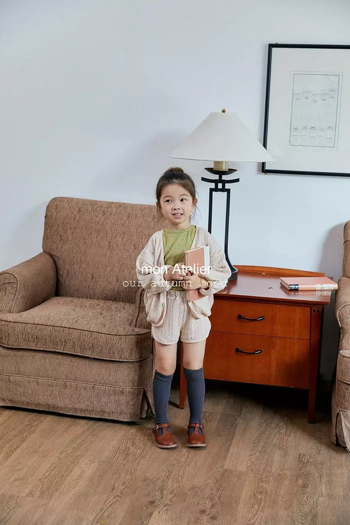 Mon Atelier - Korean Children Fashion - #littlefashionista - Twist Cardigan - 9