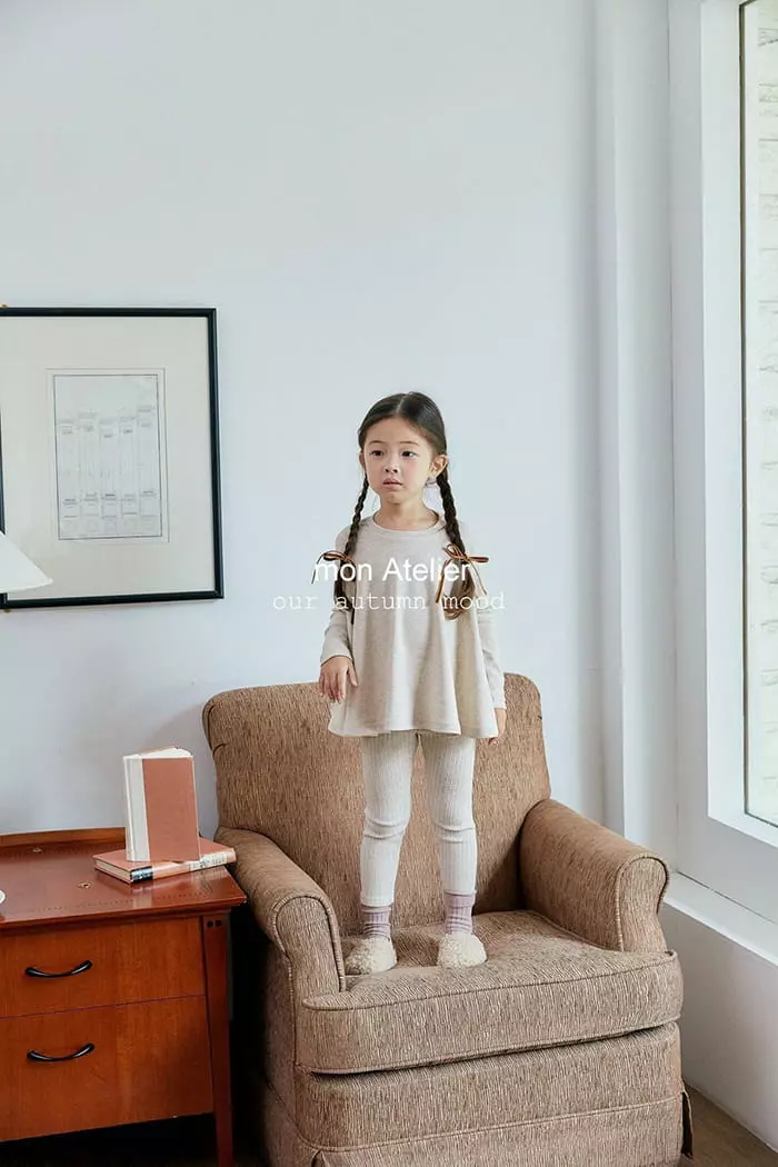 Mon Atelier - Korean Children Fashion - #littlefashionista - Love More Leggings - 3