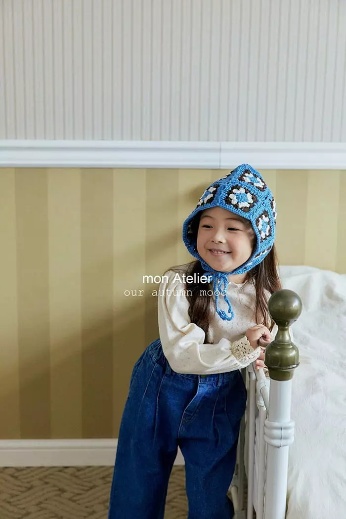 Mon Atelier - Korean Children Fashion - #magicofchildhood - Croshe Bonnet