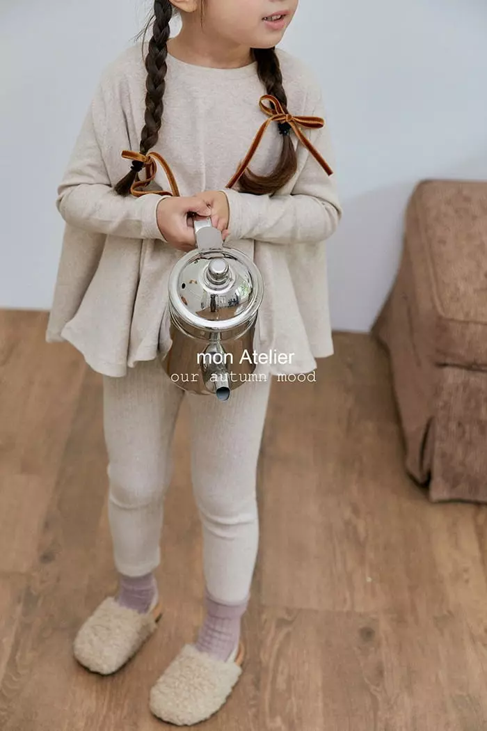 Mon Atelier - Korean Children Fashion - #minifashionista - Love More Leggings - 5