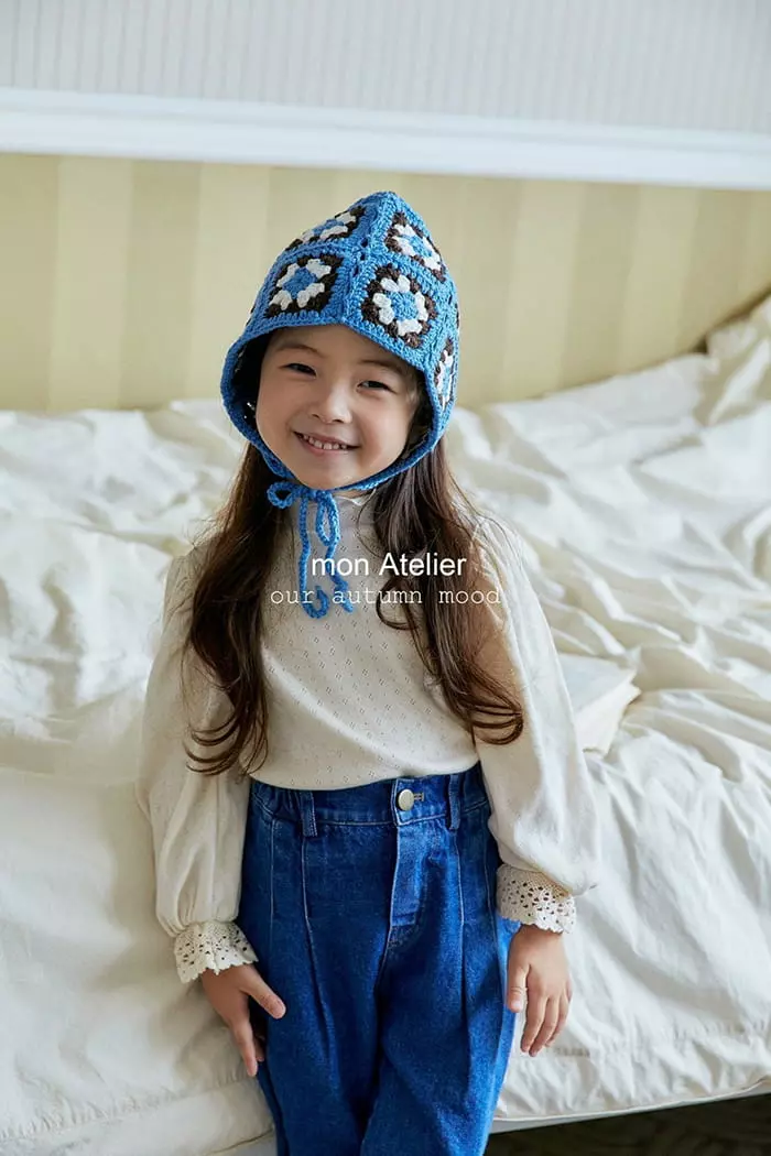 Mon Atelier - Korean Children Fashion - #minifashionista - Croshe Bonnet - 2
