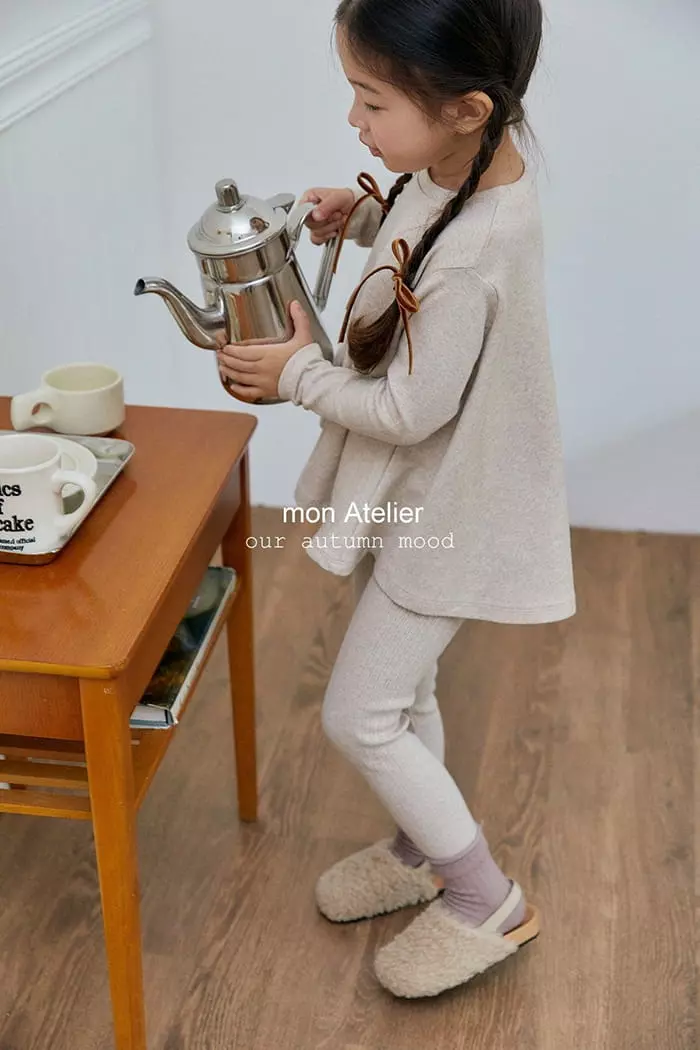 Mon Atelier - Korean Children Fashion - #prettylittlegirls - Love More Leggings - 6
