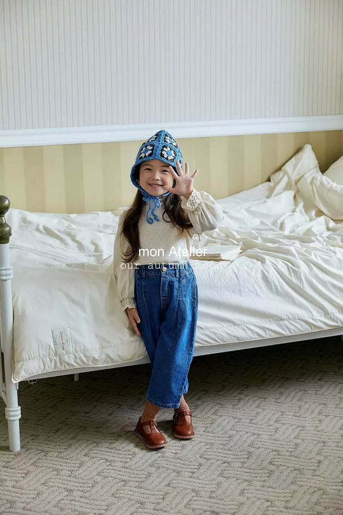 Mon Atelier - Korean Children Fashion - #prettylittlegirls - Croshe Bonnet - 3