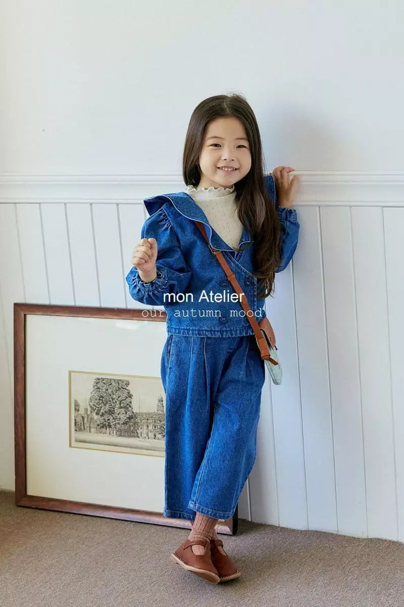 Mon Atelier - Korean Children Fashion - #stylishchildhood - Vivian Jacket Denim