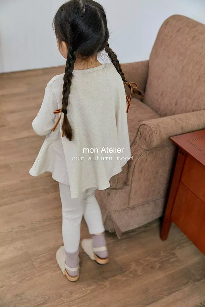 Mon Atelier - Korean Children Fashion - #todddlerfashion - Love More Leggings - 7