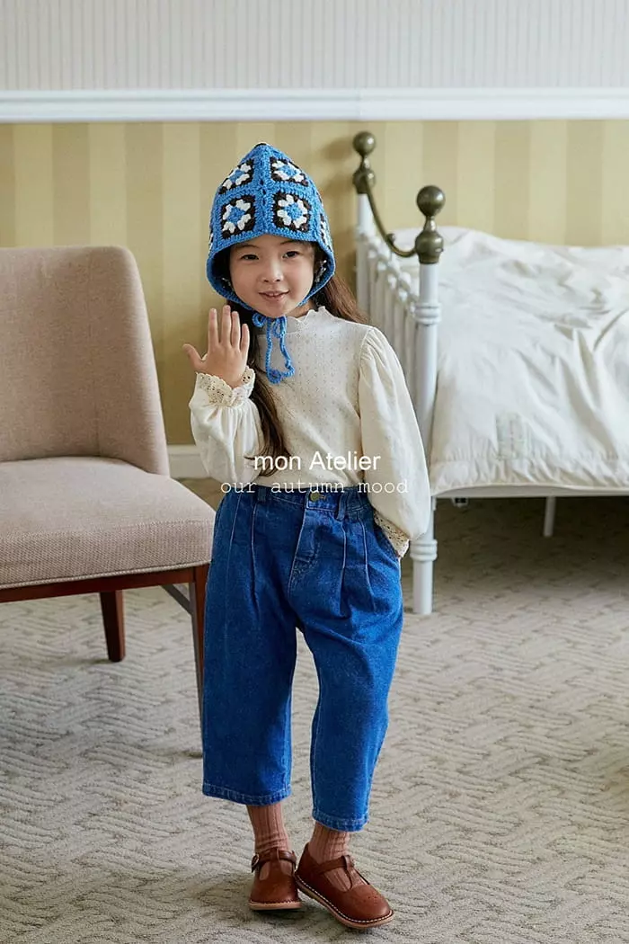 Mon Atelier - Korean Children Fashion - #prettylittlegirls - Croshe Bonnet - 4
