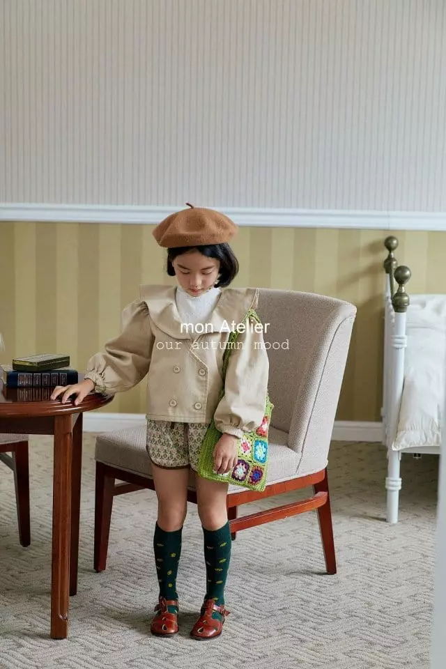 Mon Atelier - Korean Children Fashion - #toddlerclothing - Vivian Jacket Beige