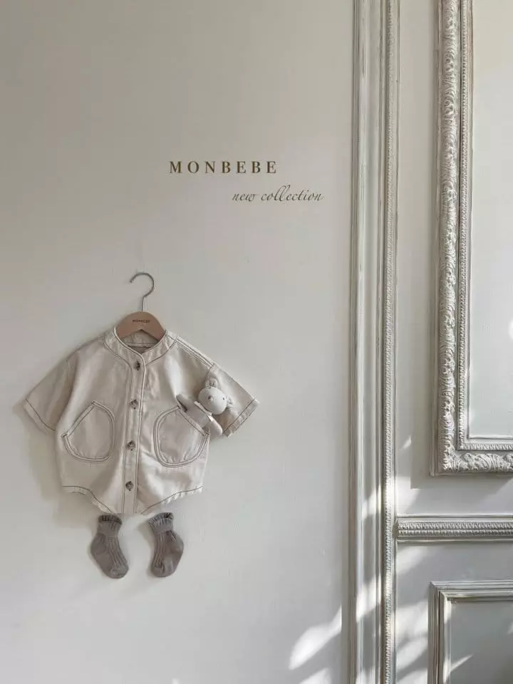 Monbebe - Korean Baby Fashion - #babyboutique - Denim Jumpsuit - 5