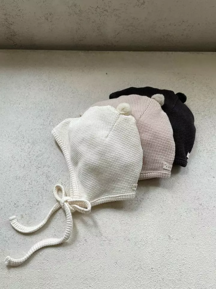 Monbebe - Korean Baby Fashion - #babyboutique - Waffle Bonnet