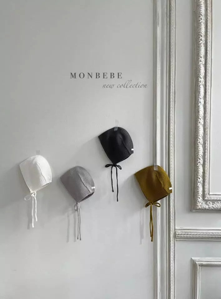 Monbebe - Korean Baby Fashion - #babyboutiqueclothing - Cotton Caramel Bonnet