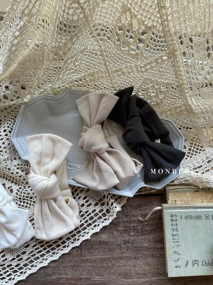 Monbebe - Korean Baby Fashion - #babyboutiqueclothing - Ribbon Hairband - 3