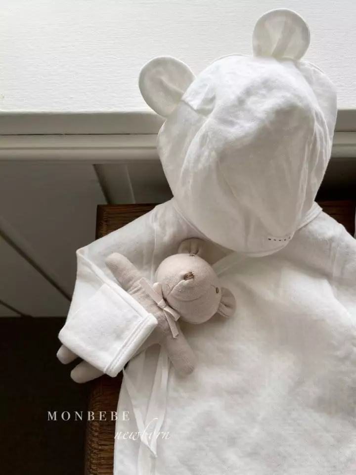 Monbebe - Korean Baby Fashion - #babyfashion - Best Friends Bear Bunny Doll - 3