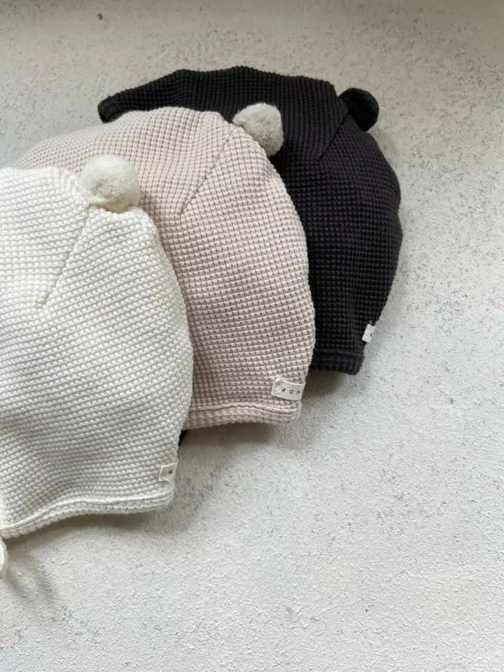 Monbebe - Korean Baby Fashion - #babyfever - Waffle Bonnet - 5