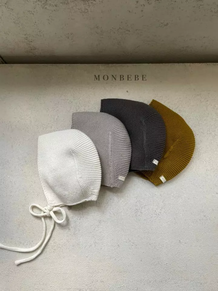 Monbebe - Korean Baby Fashion - #babyfashion - Cotton Caramel Bonnet - 4