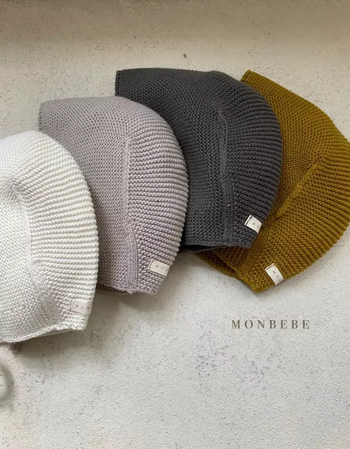 Monbebe - Korean Baby Fashion - #babygirlfashion - Cotton Caramel Bonnet - 5