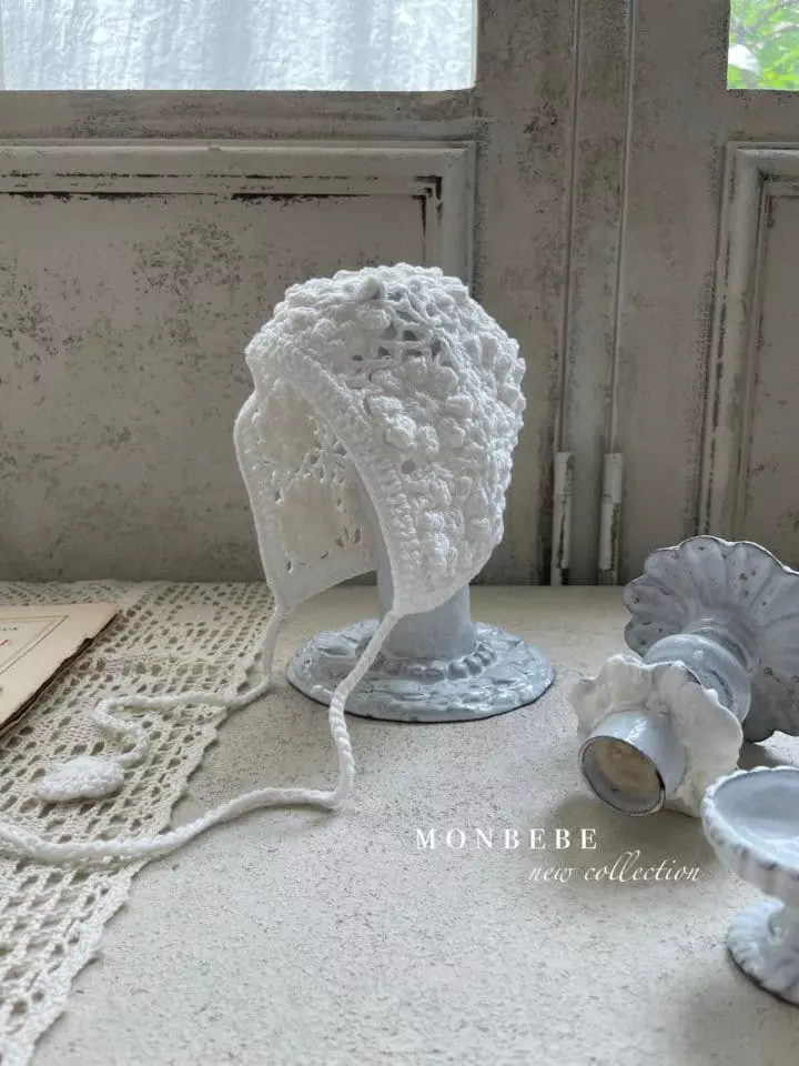 Monbebe - Korean Baby Fashion - #babylifestyle - Hand Made Bonnet - 3