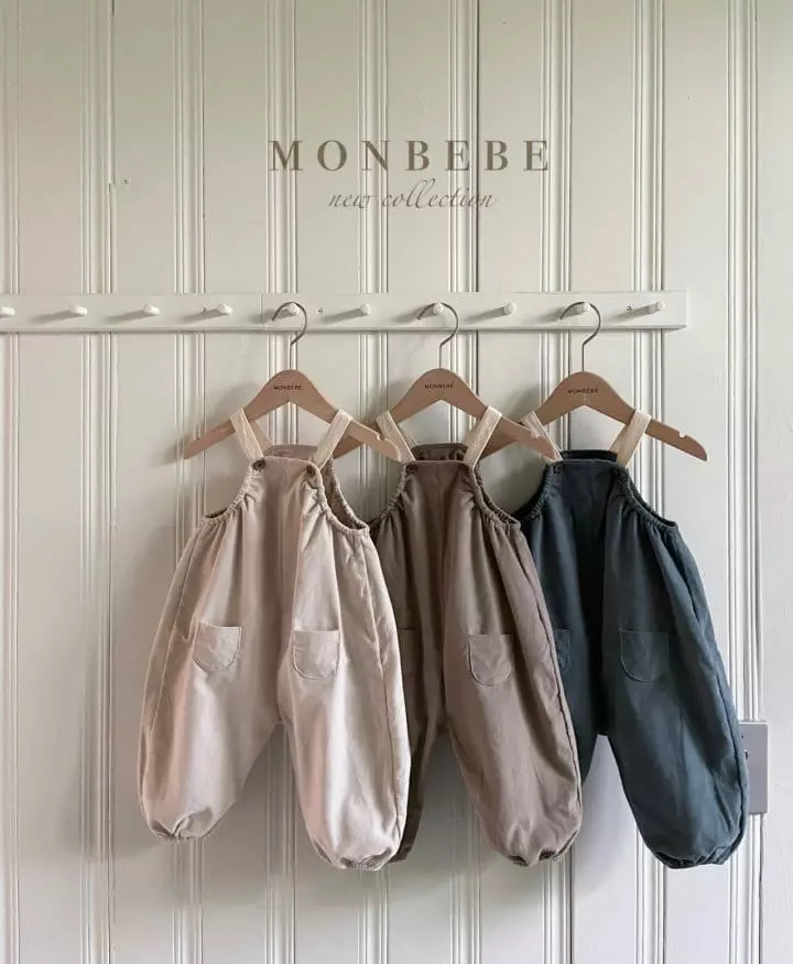 Monbebe - Korean Baby Fashion - #babylifestyle - Rib Nuts Dungarees