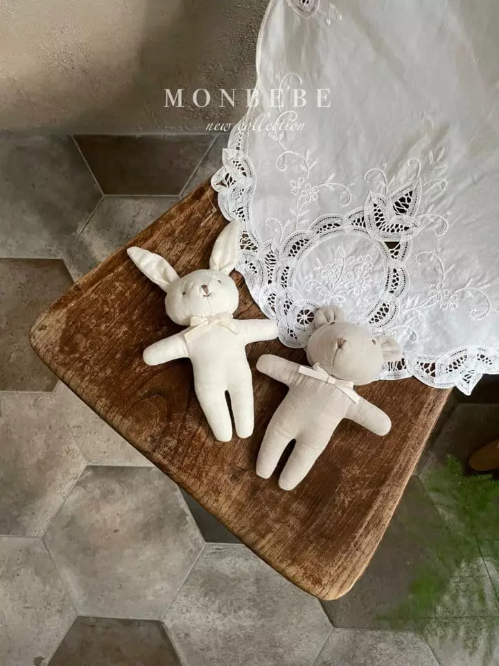 Monbebe - Korean Baby Fashion - #babylifestyle - Best Friends Bear Bunny Doll - 6