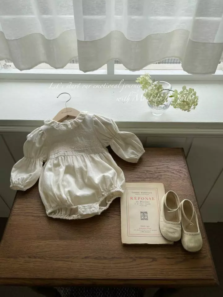 Monbebe - Korean Baby Fashion - #babylifestyle - Rora Lace Bodysuit