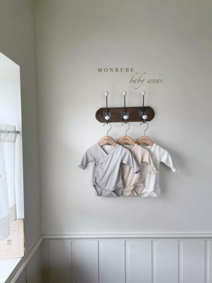 Monbebe - Korean Baby Fashion - #babyoninstagram - Petit Bodysuit with Bonnet - 11