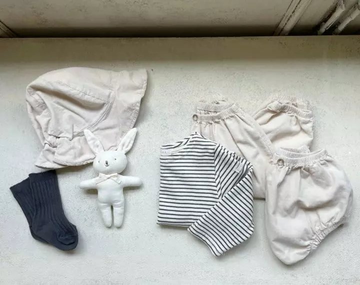 Monbebe - Korean Baby Fashion - #babyootd - Easy Rib Bloomer - 10