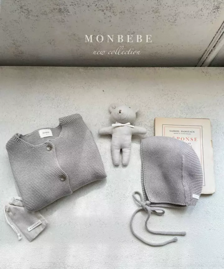 Monbebe - Korean Baby Fashion - #babyootd - Cotton Caramel Bonnet - 8