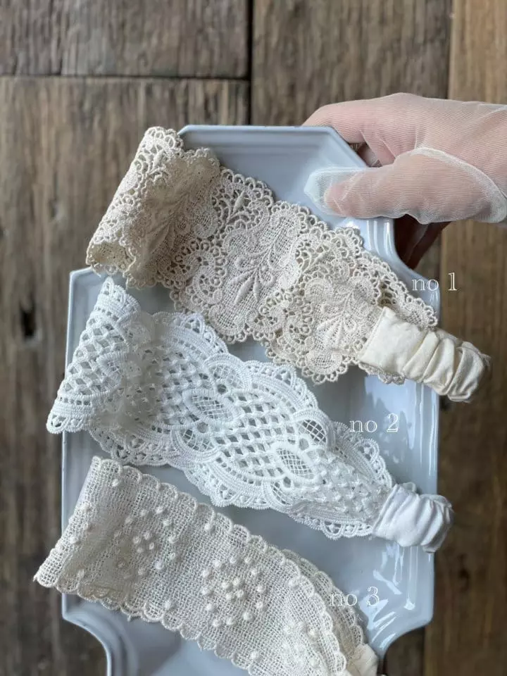 Monbebe - Korean Baby Fashion - #babyootd - Lace Hairband