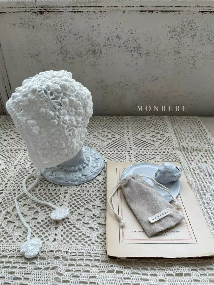 Monbebe - Korean Baby Fashion - #babyoutfit - Hand Made Bonnet - 6