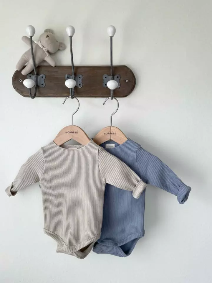 Monbebe - Korean Baby Fashion - #babyoutfit - Gift Bodysuit Set - 3