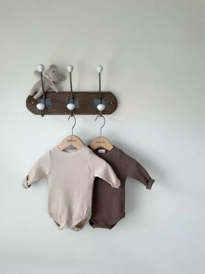 Monbebe - Korean Baby Fashion - #babyoutfit - Gift Bodysuit Set - 4