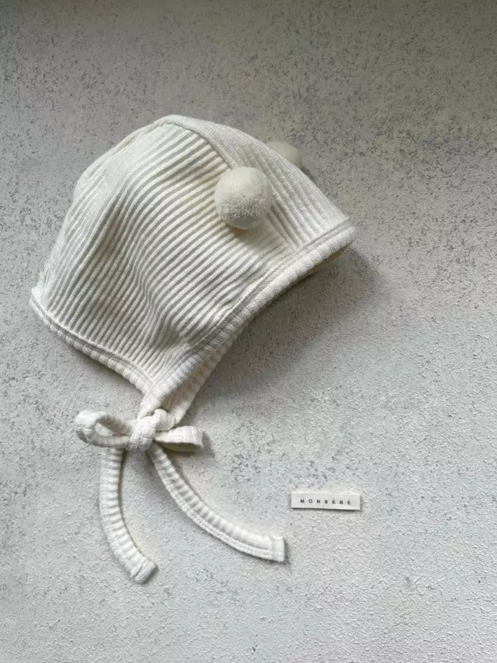 Monbebe - Korean Baby Fashion - #babyoutfit - Bell Bonnet - 2