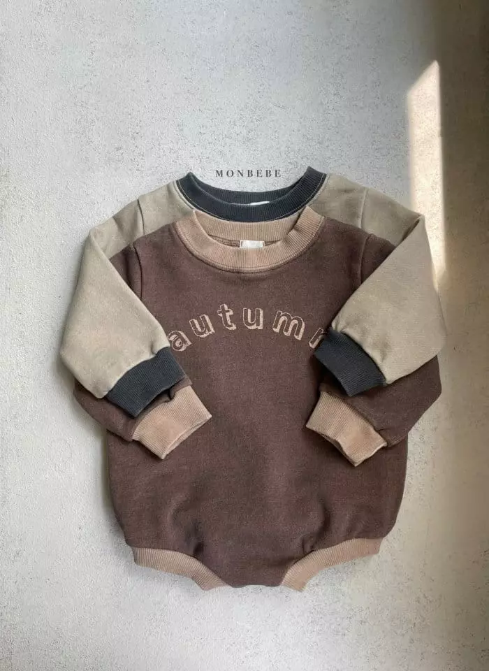 Monbebe - Korean Baby Fashion - #babyoutfit - Autumn Bodysuit - 6