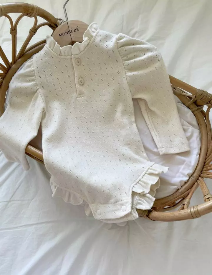 Monbebe - Korean Baby Fashion - #babyoutfit - Floria Bodysuit
