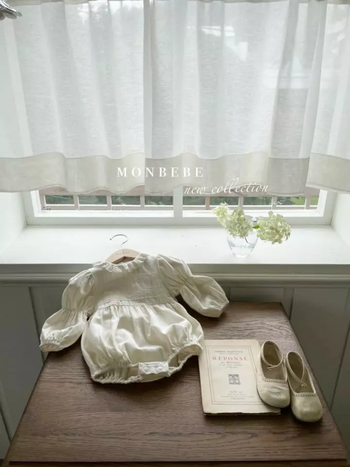 Monbebe - Korean Baby Fashion - #babyoutfit - Rora Lace Bodysuit - 5