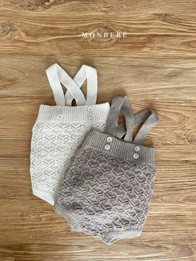Monbebe - Korean Baby Fashion - #babywear - Joy Dungarees Bodysuit - 9
