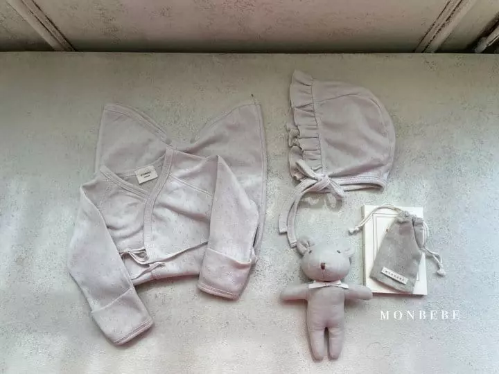 Monbebe - Korean Baby Fashion - #babywear - Eyelet Benet Bodysuit - 4