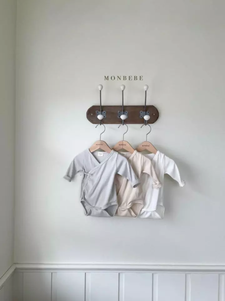Monbebe - Korean Baby Fashion - #onlinebabyboutique - Petit Bodysuit with Bonnet