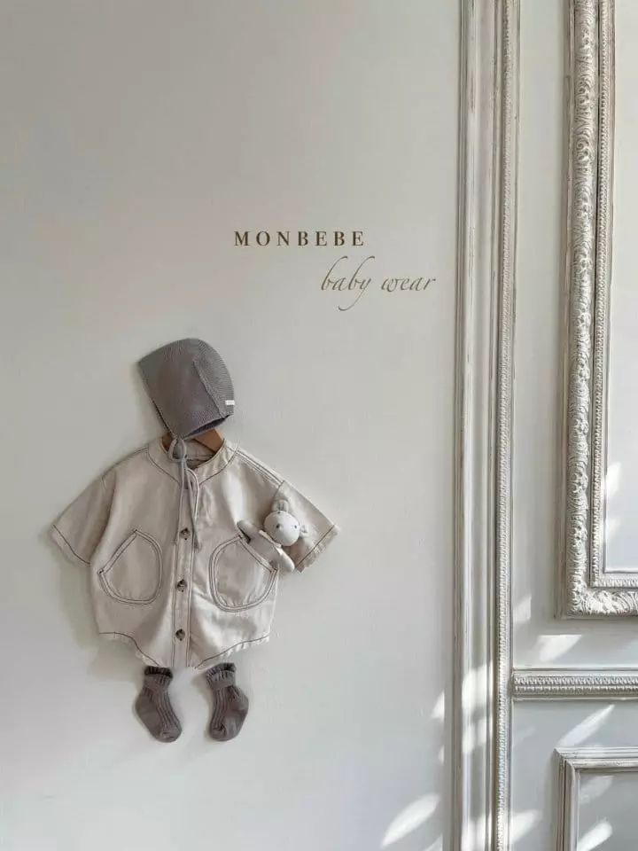 Monbebe - Korean Baby Fashion - #onlinebabyshop - Denim Jumpsuit - 3