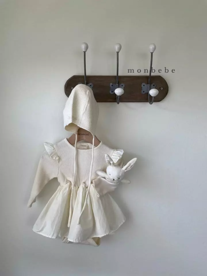 Monbebe - Korean Baby Fashion - #onlinebabyshop - Frill Rib Bodysuit - 5