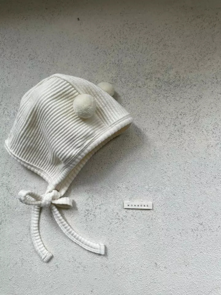 Monbebe - Korean Baby Fashion - #smilingbaby - Bell Bonnet - 7