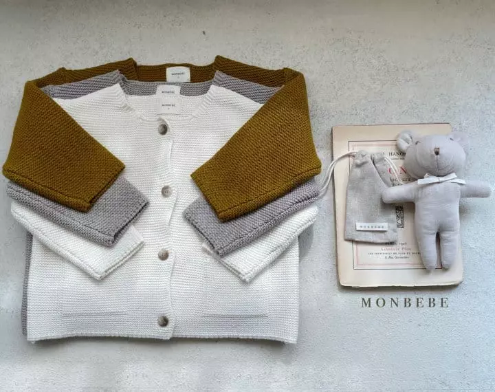 Monbebe - Korean Children Fashion - #Kfashion4kids - Cotton Caramel Cardigan - 10