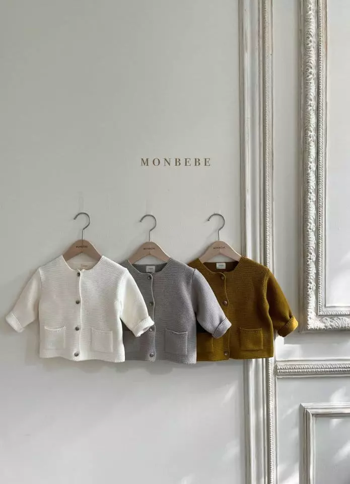 Monbebe - Korean Children Fashion - #childofig - Cotton Caramel Cardigan - 2