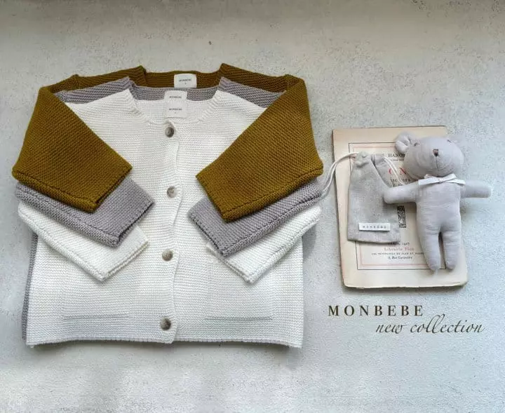 Monbebe - Korean Children Fashion - #childrensboutique - Cotton Caramel Cardigan - 3