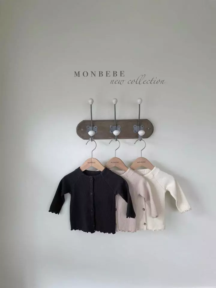Monbebe - Korean Children Fashion - #kidsshorts - Waffle Cardigan