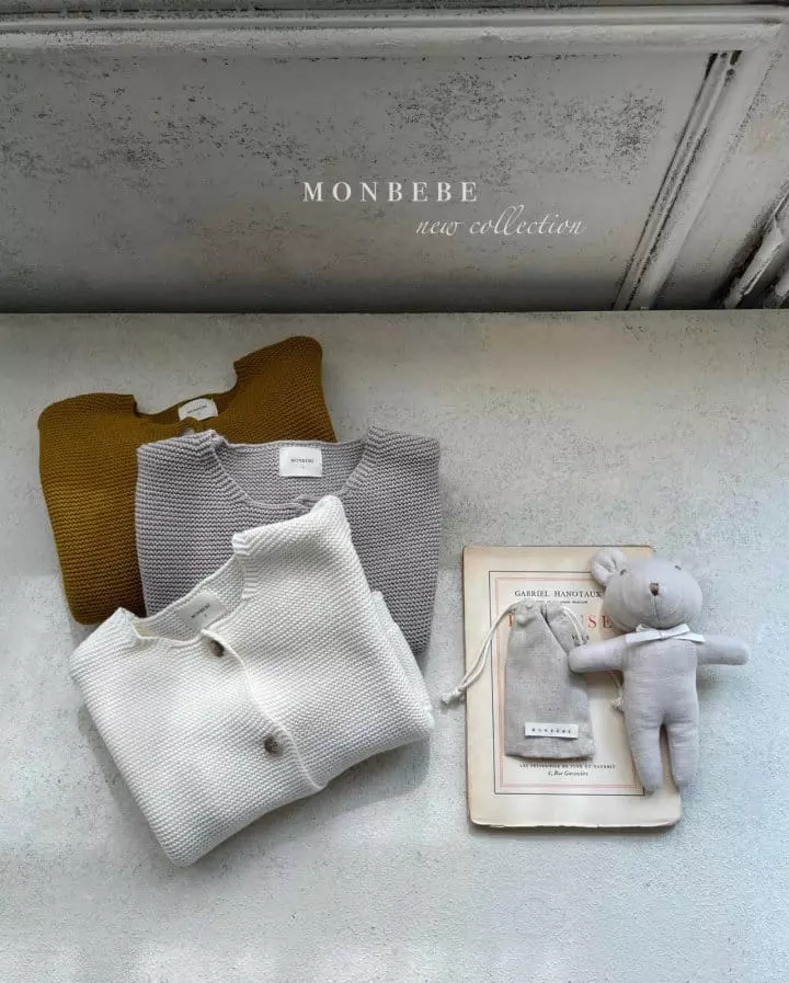 Monbebe - Korean Children Fashion - #kidzfashiontrend - Cotton Caramel Cardigan - 9