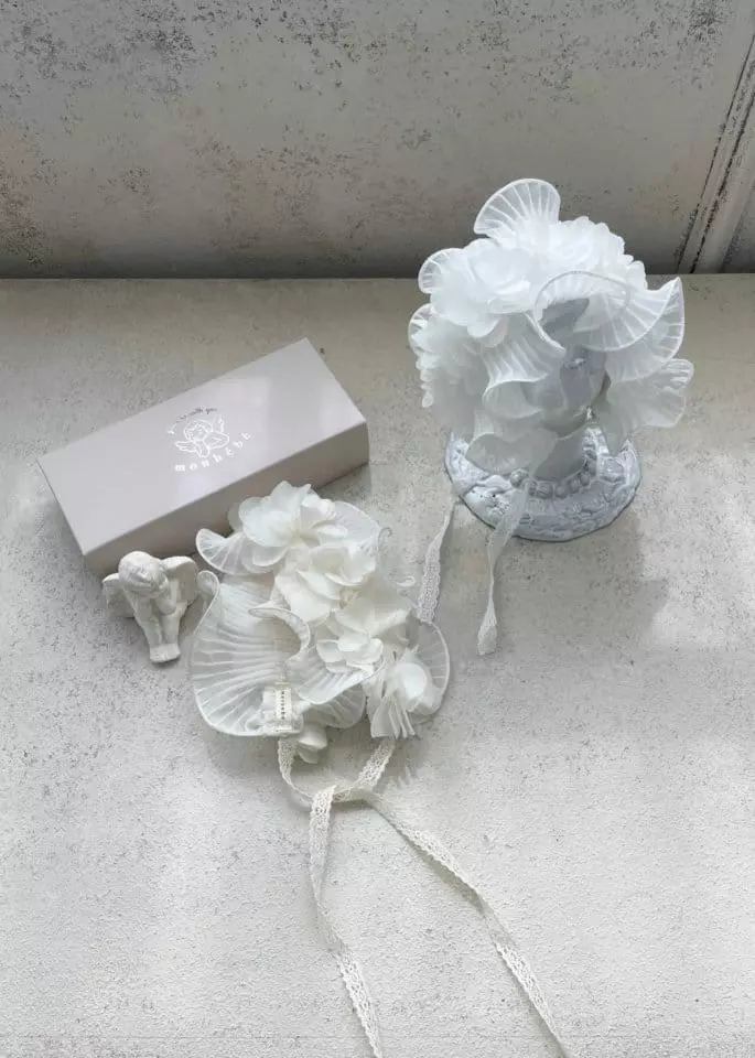 Monbebe - Korean Children Fashion - #littlefashionista - Chiffon Hairband - 2