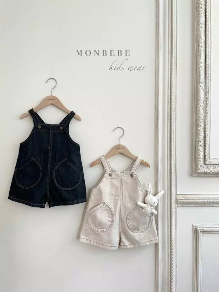 Monbebe - Korean Children Fashion - #magicofchildhood - Kids Collin Dungarees 