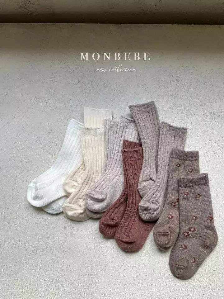Monbebe - Korean Children Fashion - #littlefashionista - Mon Blanc Sock Set - 4