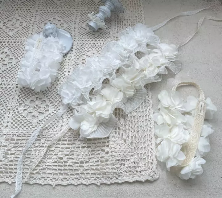 Monbebe - Korean Children Fashion - #magicofchildhood - Chiffon Hairband - 4