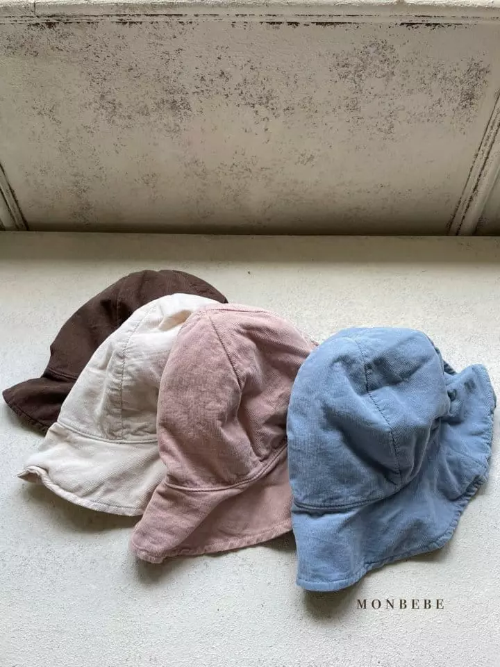 Monbebe - Korean Children Fashion - #toddlerclothing - Rib Bucket Hat - 4